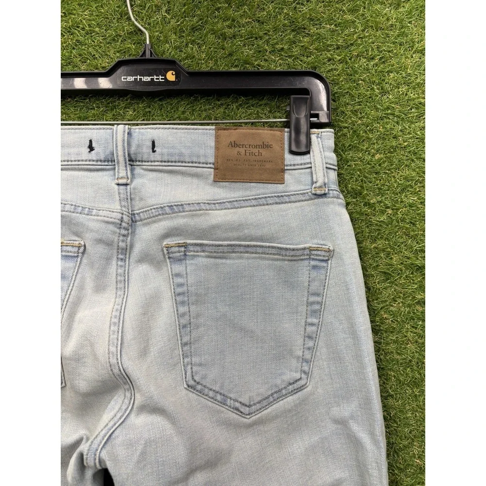 ABERCROMBIE & FITCH Jeans Mens 30x32 Super Skinny Cool Max Stretch Denim New